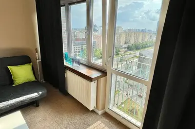 Część wypoczynkowa w obiekcie AirCondition GREEN 2, 2xMetro WiFi 50’TV Netflix HBO AppleTV