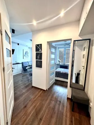 Część wypoczynkowa w obiekcie Space Apartment 2 rooms Center