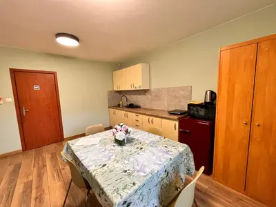 Kuchnia lub aneks kuchenny w obiekcie Green Albatros 48m with bathroom