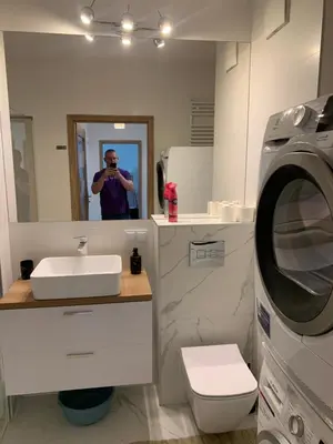 Łazienka w obiekcie Apartament105Mokotow