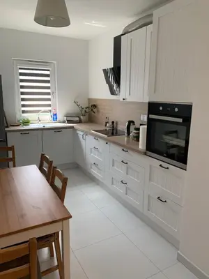 Kuchnia lub aneks kuchenny w obiekcie Apartament105Mokotow