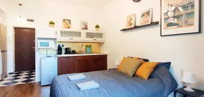 Kuchnia lub aneks kuchenny w obiekcie Labo Apartment Kasprzaka