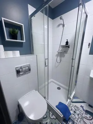 Łazienka w obiekcie Pokoje i Apartamenty Willa Bielany