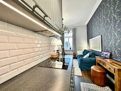 Część wypoczynkowa w obiekcie DECOR metro WiFi 300 Mbs 65TV Netflix HBO
