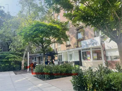 Budynek, w którym mieści się apartament