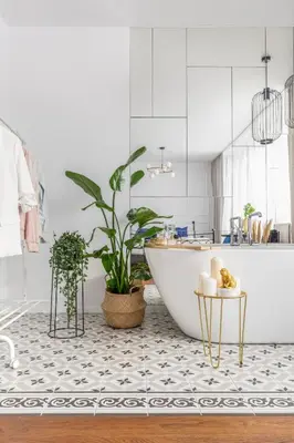 Plan piętra w obiekcie Stylowy Apartament z Wanną Warszawa okolice Starego Miasta