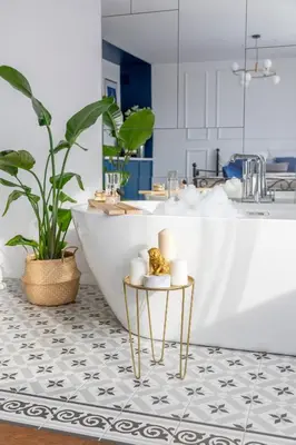 Plan piętra w obiekcie Stylowy Apartament z Wanną Warszawa okolice Starego Miasta