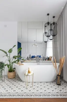 Plan piętra w obiekcie Stylowy Apartament z Wanną Warszawa okolice Starego Miasta