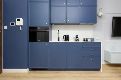 Kuchnia lub aneks kuchenny w obiekcie Studio Centrum Pawia 51 Apartments by Renters Prestige