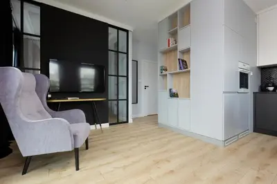 Kuchnia lub aneks kuchenny w obiekcie Studio Centrum Pawia 51 Apartments by Renters Prestige