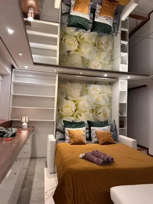 Część wypoczynkowa w obiekcie DeLuxury Mirror Apartament Centrum