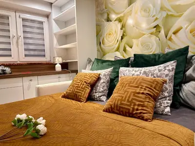 Część wypoczynkowa w obiekcie DeLuxury Mirror Apartament Centrum