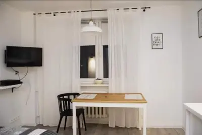 Telewizja i/lub zestaw kina domowego w obiekcie Apartamenty Centrum