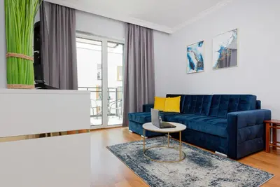 Część wypoczynkowa w obiekcie Apartament Dom przy Okrzei by Renters Prestige