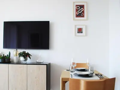 Telewizja i/lub zestaw kina domowego w obiekcie Apartament CITY BREAK 124