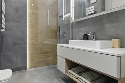 Łazienka w obiekcie Luxury 2-room apartment in Praga-Północ Port Praski