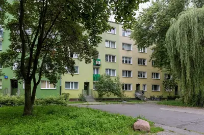 Budynek, w którym mieści się apartament
