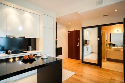 Kuchnia lub aneks kuchenny w obiekcie Platinum Towers Luxury Apartments
