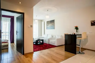 Część wypoczynkowa w obiekcie Platinum Towers Luxury Apartments