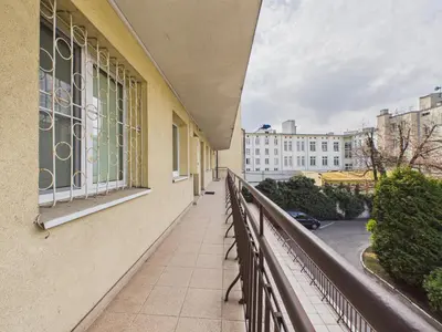 Balkon lub taras w obiekcie Studio na Powiślu SuperApart Tamka 7