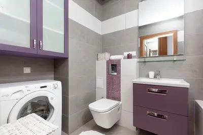 Łazienka w obiekcie Atrium Ursus Warsaw Apartments by Noclegi Renters