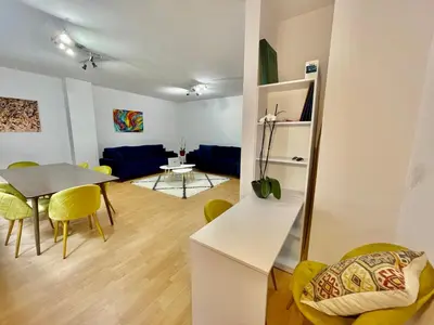 Część wypoczynkowa w obiekcie Warsaw Concierge Wola Ratusz