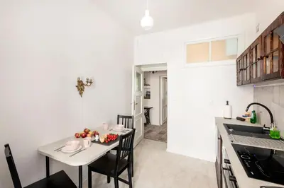 Kuchnia lub aneks kuchenny w obiekcie ShortStayPoland Mostowa (B66)