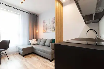 Część wypoczynkowa w obiekcie Cozy studio Jana Kazimierza