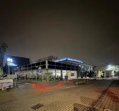 Budynek, w którym mieści się apartament