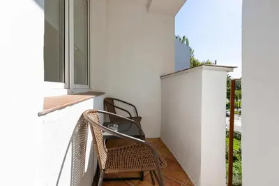 Balkon lub taras w obiekcie Apartments City Center Ochota by Noclegi Renters