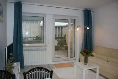 Część wypoczynkowa w obiekcie City center- large apartment with National Musee view