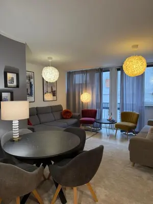 Część wypoczynkowa w obiekcie Apartament Warszawa Śródmieście