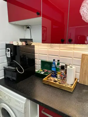 Kuchnia lub aneks kuchenny w obiekcie Apartament Warszawa Śródmieście