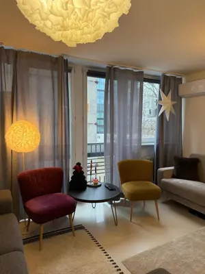 Część wypoczynkowa w obiekcie Apartament Warszawa Śródmieście