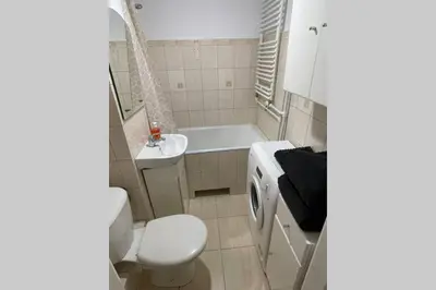 Łazienka w obiekcie Super Apartament SAWA 2 Metro WiFi 500 mbs TV'50 Netflix HBO AppleTV+