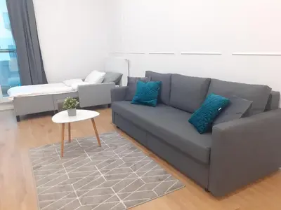 Część wypoczynkowa w obiekcie Vista Residence Premium II- Free Underground Parking - City Center - Self Check-in