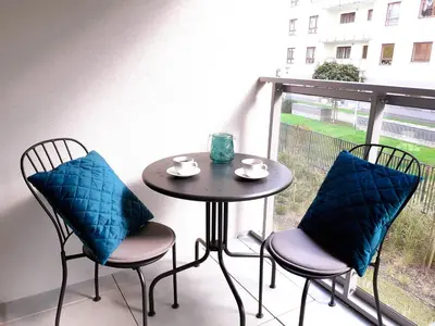 Balkon lub taras w obiekcie Vista Residence Premium II- Free Underground Parking - City Center - Self Check-in