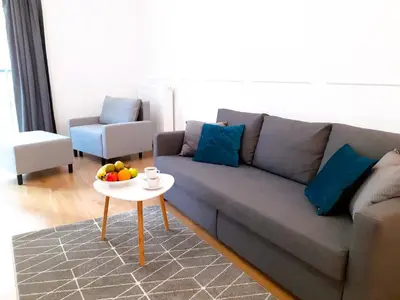 Część wypoczynkowa w obiekcie Vista Residence Premium II- Free Underground Parking - City Center - Self Check-in