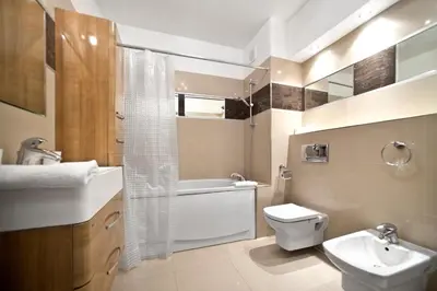 Łazienka w obiekcie 2 bedrooms Bukowinska P&O Serviced Apartments