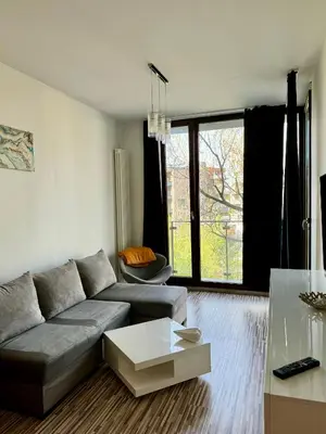 Część wypoczynkowa w obiekcie Two rooms apartment Triton Park