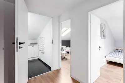 Łóżko lub łóżka w pokoju w obiekcie Chill Apartments K15 Two Floor House