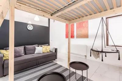 Część wypoczynkowa w obiekcie Chill Apartments K15 Two Floor House