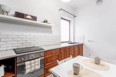 Kuchnia lub aneks kuchenny w obiekcie Chill Apartments K15 Two Floor House
