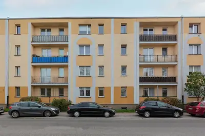Budynek, w którym mieści się apartament