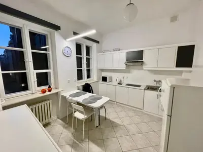 Kuchnia lub aneks kuchenny w obiekcie ROYAL 2 Old Town fast WiFi Netflix HBO AppleTV+