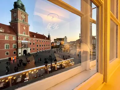 Balkon lub taras w obiekcie ROYAL 2 Old Town fast WiFi Netflix HBO AppleTV+