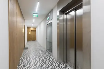 Plan piętra w obiekcie Metro Wilanowska Comfortable Apartment by BookingHost