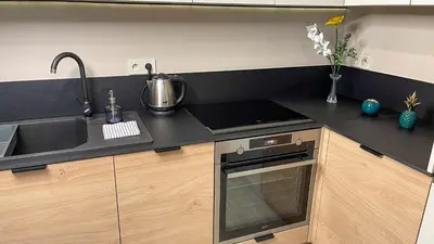Kuchnia lub aneks kuchenny w obiekcie Comfortable 1-room apartment close to the center