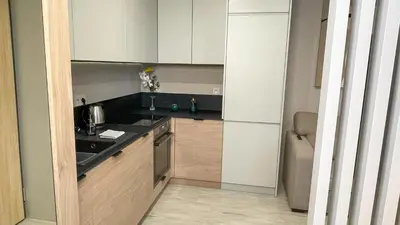Kuchnia lub aneks kuchenny w obiekcie Comfortable 1-room apartment close to the center