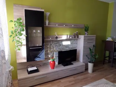 Telewizja i/lub zestaw kina domowego w obiekcie Apartamenty Silver Premium